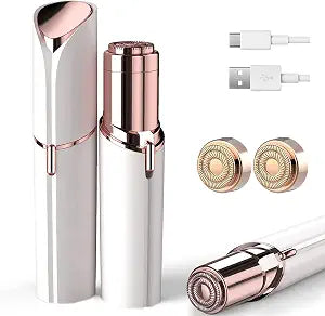 innobeaut Painless Facial Hair Remover for Women, USB-C Rechargeable, White