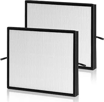 2 Pack PetAir Pro Replacement Filter, Compatible with Blueair PetAir Pro Air Filter 2-in-1 High-Efficiency Filter with Activated Carbon Filter for Pet Bed Large Rooms