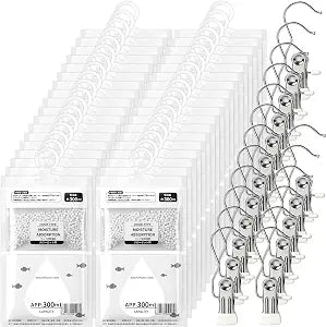 Hoteam 36 Pack Hanging Moisture Absorbers Bags 10 oz Capacity