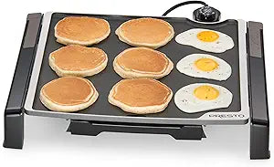 Presto 07071 15-inch Electric Tilt-n-fold Griddle, Black