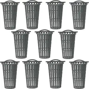 Disposal Shower Drain Strainer, Hair Catcher, Hair Basket, Debris Strainer for Shower Drains, Hair Trap, Pack of 10 (for Shower Drain Only)