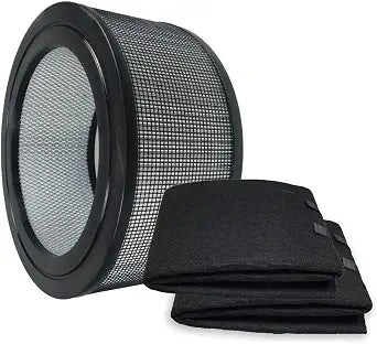 PUREBURG 20500 Replacement Filter Set Compatible with Honeywell 10500 (EV-10) 17000 17005 Air Purifiers,H13 True HEPA Activated Carbon Pre-Filters Air Clean VOCs Odor