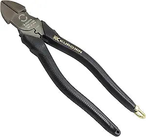 FUJIYA Tools, 700N-175BG, High Leverage Diagonal Cutting Nippers, Black & Gold color-, 7 Inch