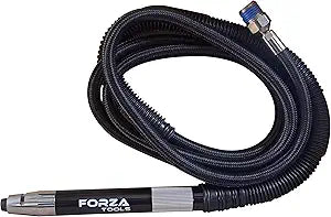 1/8" Micro Air Die Grinder, 60,000 RPM with Adjustable Speed Control, High Speed Pneumatic Pencil Grinder for Precision Grinding & Polishing