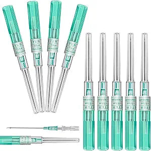 Catheter Piercing Needles 10pcs 18G for Jewelry Piercing Supply