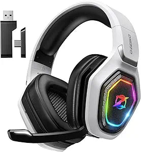 Ozeino Wireless Gaming Headset for PS5, PC, Switch| Lossless Audio-40H Batt
