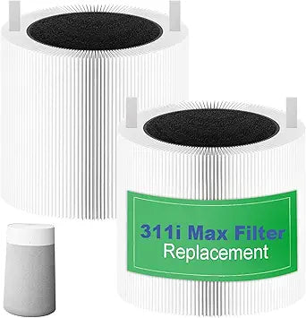 2 Pack 311i Max Replacement Filter, Compatible with Blue Pure 311i Max Air Purifier,2-in-1 HEPA H13 Filter with Particle + Carbon,F3MAX ∩╝Not Fit 311i+ Max,311 Auto∩╝