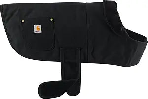 Carhartt Firm Duck Insulated Dog Chore Coat, Durable Weather Resistant Coat for Cold and Windy Conditions, Contains PFAS (Black), X-Large