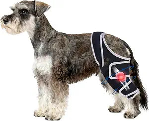 Dog Knee Brace for Torn Acl Hind Leg with Metal Stabilizer- Keeps The Joint Warm and Stable, Adjustable Dog Hind Leg Brace for Small to Large Dog,Size S.