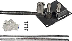 Heavy Duty Manual Rebar Bender, Steel Rod Bending Tool, Portable Rebar Bending Tool, Deformed Rod Folding Machine for Construction Site, 4-14mm