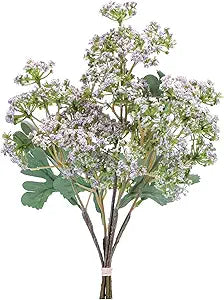 Melrose Angelica Floral Artificial Bundle Sprays - 15.25" - Purple - Set of 2