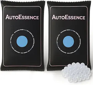 Car Dehumidifier Bags, 2 x 400g Rechargeable Moisture Absorbers for Car, SUV, RV and Home, Reusable Silica Gel Damp Traps