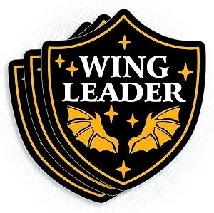 (3Pcs-2") Wing Leader Sticker Bookish Dragon Romantasy Fantasy Books