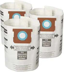 CRAFTSMAN CMXZVBE38767 5-8 Gal. Wet Dry Shop Vacuum Dust Collection Bags