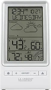 La Crosse Technology 308-1415FCT Wireless Forecast Station, White