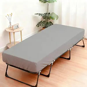 Cot Sheets 31"x75",2 Pack Fitted Sheet Narrow Twin Camp RV Bunk Lt Grey