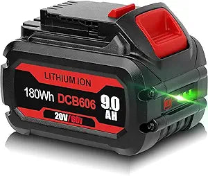 20V/60V Replacement for 60V Flexvolt Battery 9.0Ah DCB606 DCB609 DCB612 Compatible with 20V/60V Cordless Power Tools and Chargers, for Flexvolt MAX Battery