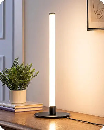EDISHINE LED Skinny Table LampModern Slim Desk Lamp with 360 Illumination
