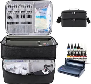 Tattoo Carrying Case Tattoo Supplies Organizer Tattoo Kit Case, Bag Only