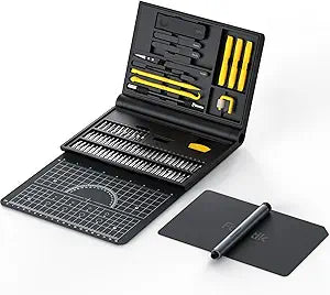 Fanttik Electric Screwdriver Kit, Precision Screwdriver Set, 64 Magnetic Bits, 12 Types Fix Tools, 0.05/0.2 N.m, Repair Tool for Phone Laptop Watch Electronics - E1 NEX Workstation