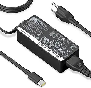 Charger Compatible with Lenovo Laptop Computer Thinkpad Yoga Chromebook USB C Laptop Charger 65W 45W