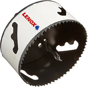 Lenox Tools - 1773003 Bi-Metal Speed Slot Arbored Hole Saw with T3 Technology, 4-1/8"
