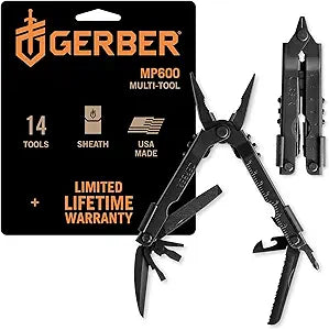 Gerber Gear MP600 Multi-Plier Multitool Made in USA Black