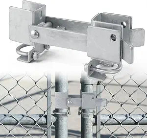 Double Gate Latch for 1-5/8 in OD Chain Link Gate Frames