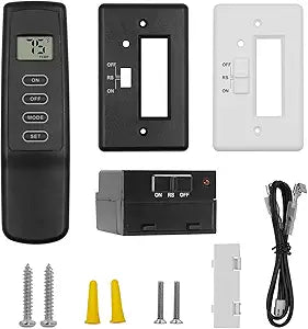 Upgrade Fireplace Remote Control Thermostat Kit, Millivolt Gas Valve Fireplaces and Stoves, for skytech Ambient Majestic monessen Vermont etc, 5 Year Warranty