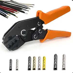 Aglet Crimping Tool, Shoelace Aglets ToolAglets For Shoelaces, Repair Shoe Lace Tips Replacement End Comes With 160pcs Metal Aglets Installation Tool 3/4/4.5