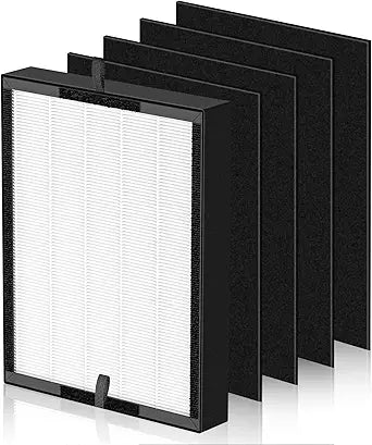 45i Replacement Filter Compatible with Alen BreatheSmart Flex Bh400 & 45i Air Purifier, 3-in-1 45i HEPA Fresh Filter with Activated Carbon Pre-Filter, B4-Pure / Fl40, 1 Hepa Filter + 4 Carbon Filters