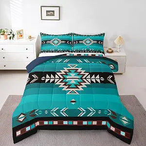 Feelyou Southwest Tribal Comforter Set Full Size Kids Boys Girls Bedding