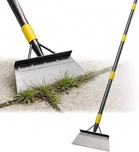 Garden Flat Shovel - Floor Scraper, 60" Multifunctional Garden Cleaning Shovels, Heavy Duty Floor Scrapers Long Handle,Metal Weeding Scraper for Lawn Edging, Snow Ice Removal,Snow Ice Scraper