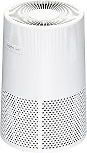 Amazon Basics Air Purifier for Home and Office, With Activated Carbon, 3 Speeds, Timer, Sleep Mode (32db), Energy Star Certificate, Covers Up to 1067 Sq ft, White