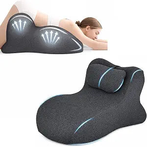 MOYEE Couples Pillow 27 Lift Sweet Spot Wedge Cushion, Rebound Memory Foam Support for Hip, Back & Neck Comfort, Comfort & Support, Perfect for Reading, Relaxing & Intimate Comfort