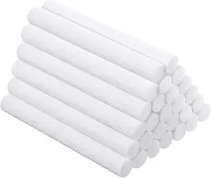 Patelai 60 Pcs 2.75 x 0.31 Inch Car Diffuser Sponges Refill Sticks Cotton