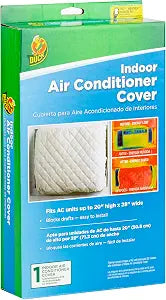 Duck Brand Indoor Air Conditioner Cover, Fits AC Units up to 20" x 28"