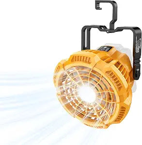 Portable Fan Compatible with Dewalt 20V Battery, Cordless Outdoor Fan