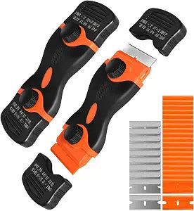 Razor Blade Scraper, 2 Pack Double Edge Razor Scraper Remover Tool