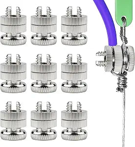 10PCS Electric Fence Wire Connectors - Split Bolt Wire Connecto