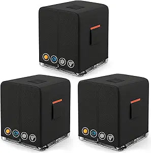 3-Pack IBC Tote Cover 600D Heavy Duty Waterproof UV Protection - Zipper IBC Tote Lid for 275 Gallon Water Tank, Outdoor Protective Cover for Industrial, Farm, Rainwater, and Water Storage Tanks