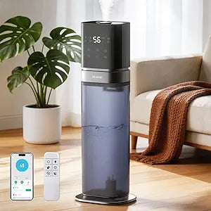 Humidifiers for Bedroom 2.1Gal/8L, Smart Humidifier for Large Room, Cool Mist Humidifiers for Home Kids Plants, Top Fill Humidifier with Extension Tube, WIFI APP & Voice Control, Blue