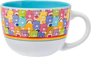 Silver Buffalo Care Bears Collage, Ceramic Soup Mug, 24oz