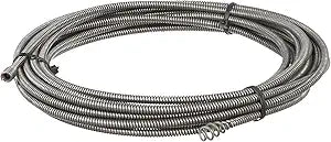 RIDGID 55983 1/4 in. x 30 ft. C-1 IC Inner Core Drain Cleaning Snake Auger Machine Replacement Cable for PowerClear Drain Cleaner