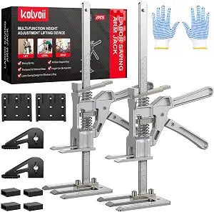 Kolvoii Labor Saving Arm Jack 2 Pack, 10 in Lift Range, Hand Lifting Jack