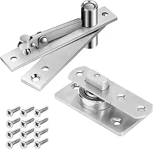 330 LBS Pivot Hinge for Large & Heavy Wood Doors HBL Invisible Pivot Door Hardware for Bookshelves, Built-in Ball Bearings for Smooth & Quiet Operation.