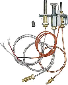METER STAR Natural Gas Pilot Burner Assembly for Heatilator & Heat-N-Glo Fireplaces, Replaces 4021-732 & 25660, HHT R5143 / SRV446-510A Standing Pilot Replacement Kit