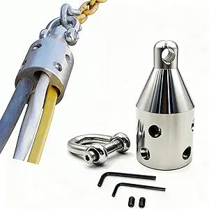Heavy-Duty Wire Pulling Attachment,Penguin Puller,Stainless Steel Wire Puller with Penguin Shackle,Electrical Cable/Wire Puller Tool,Electrician tools