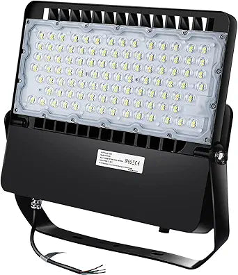 ledmo 240W Outdoor LED Flood Light, 36000 Lumens Large Area Stadium Lighting, 5000K Daylight Die-Cast Aluminum Security Light for Backyard Warehouse Horse Arena IP65 Waterproof 110-277V Hardwired