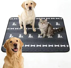 Reusable Washable Dog Pee Pads, XXL 72x72 Inch High Absorbency Waterproof Non-Slip Pet Training Pads for Dogs and Cats
